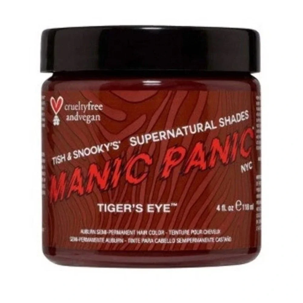 Manic Panic Super‎ Naturals Tigers Eye Temporary Hair Color Cream Brown 4 fl oz